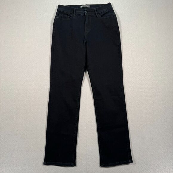 Levi's 512 Jeans Womens 28x30 Black Perfectly Slimming‎ Bootcut Black Stretch - Picture 1 of 14